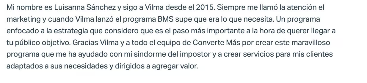 Testimonio