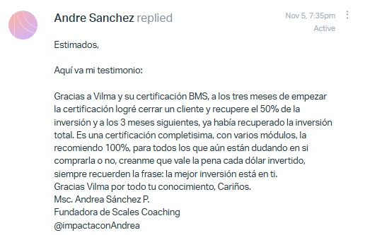 Testimonio